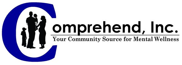 Logo of Comprehend, Inc., a mental wellness community resource.