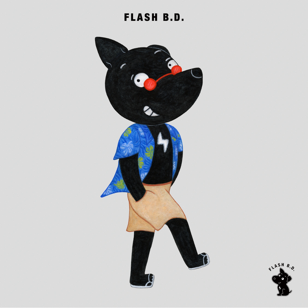 Flash B.D. walking