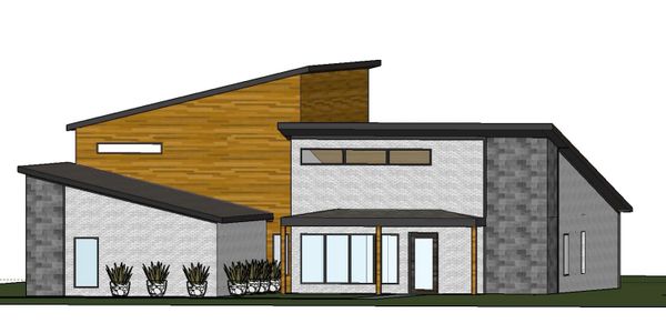 Modern home for entertaining