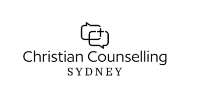Logo for Christian Counselling Sydney with speech bubble icons.