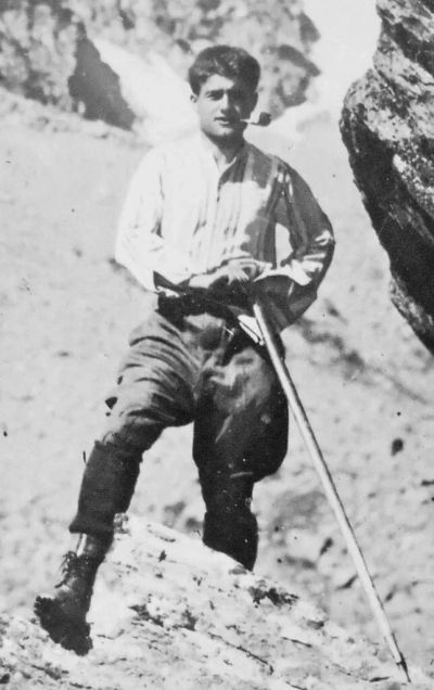 St. Pier Giorgio Frassati mountaineering.