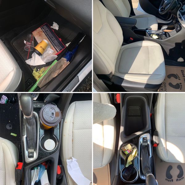 Interior with a upholstery detail!