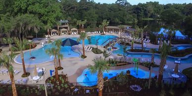 Spring Lake Pool is located in the Spring Lake Recreation Area of Hilton Head Plantation.