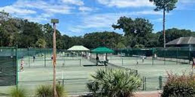 Spring Lake Tennis Facility is located in Hilton Head Plantation.