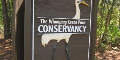 Whooping Crane Pond Conservancy located in Hilton Head Plantation.