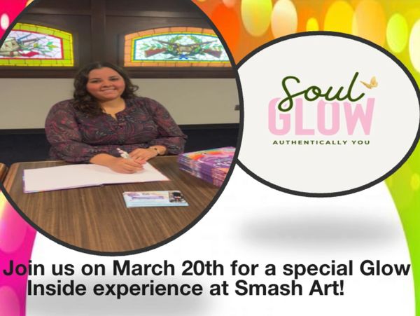 A Glow Paint Self- Affirmation Workshop! 
Meet the author, listen to the story, and have a blast !