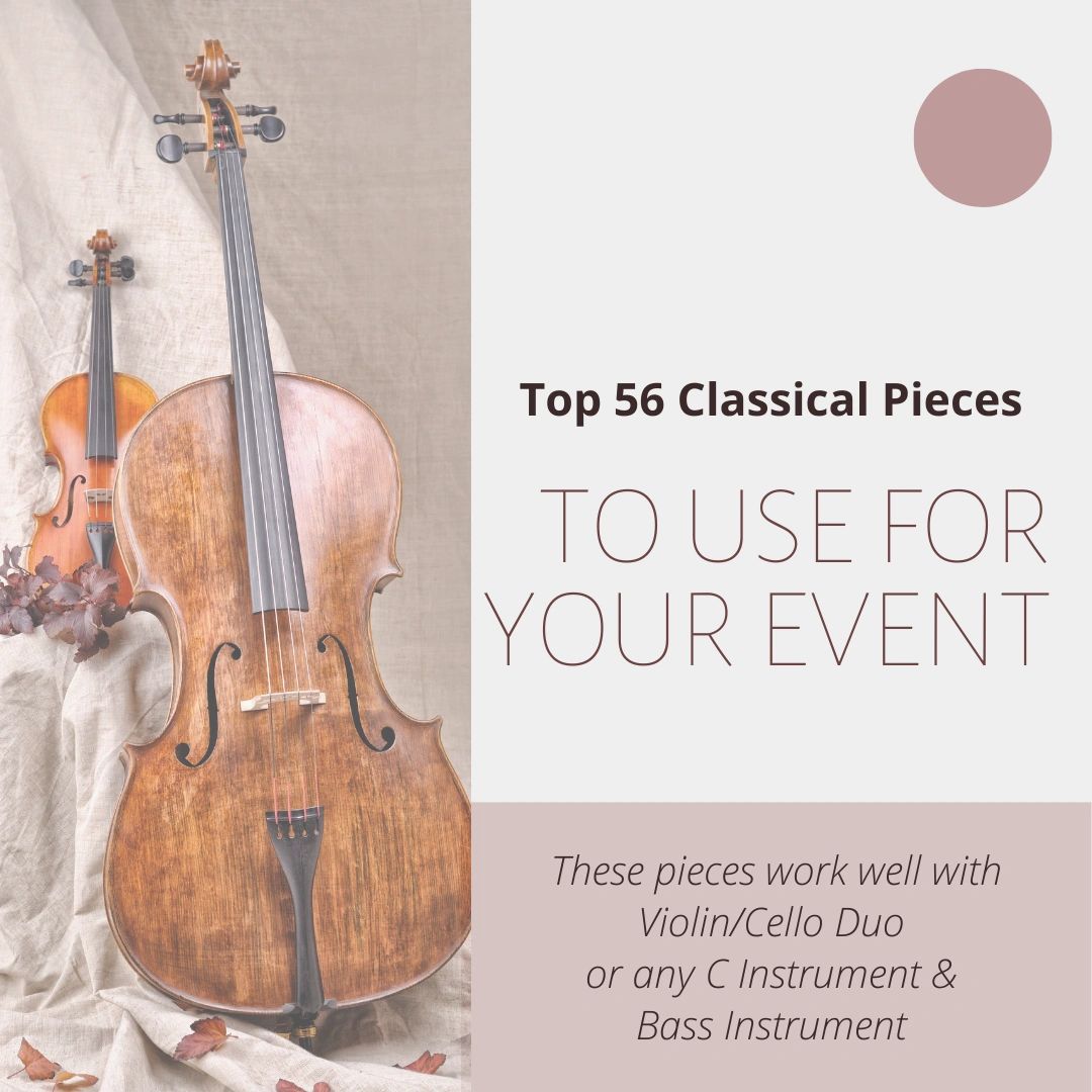Top 56 Classical Pieces for Violin & Cello Duo
