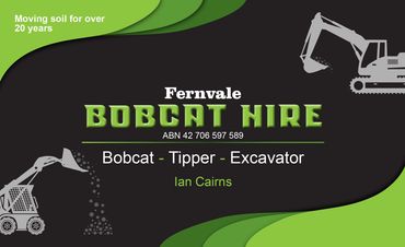 Fernvale Bobcat Hire Business Card