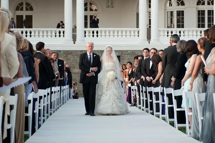 Bride and father enter the ceremony Bride and father enter the ceremony