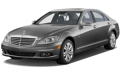 Mercedes sedan for airport transportation services 