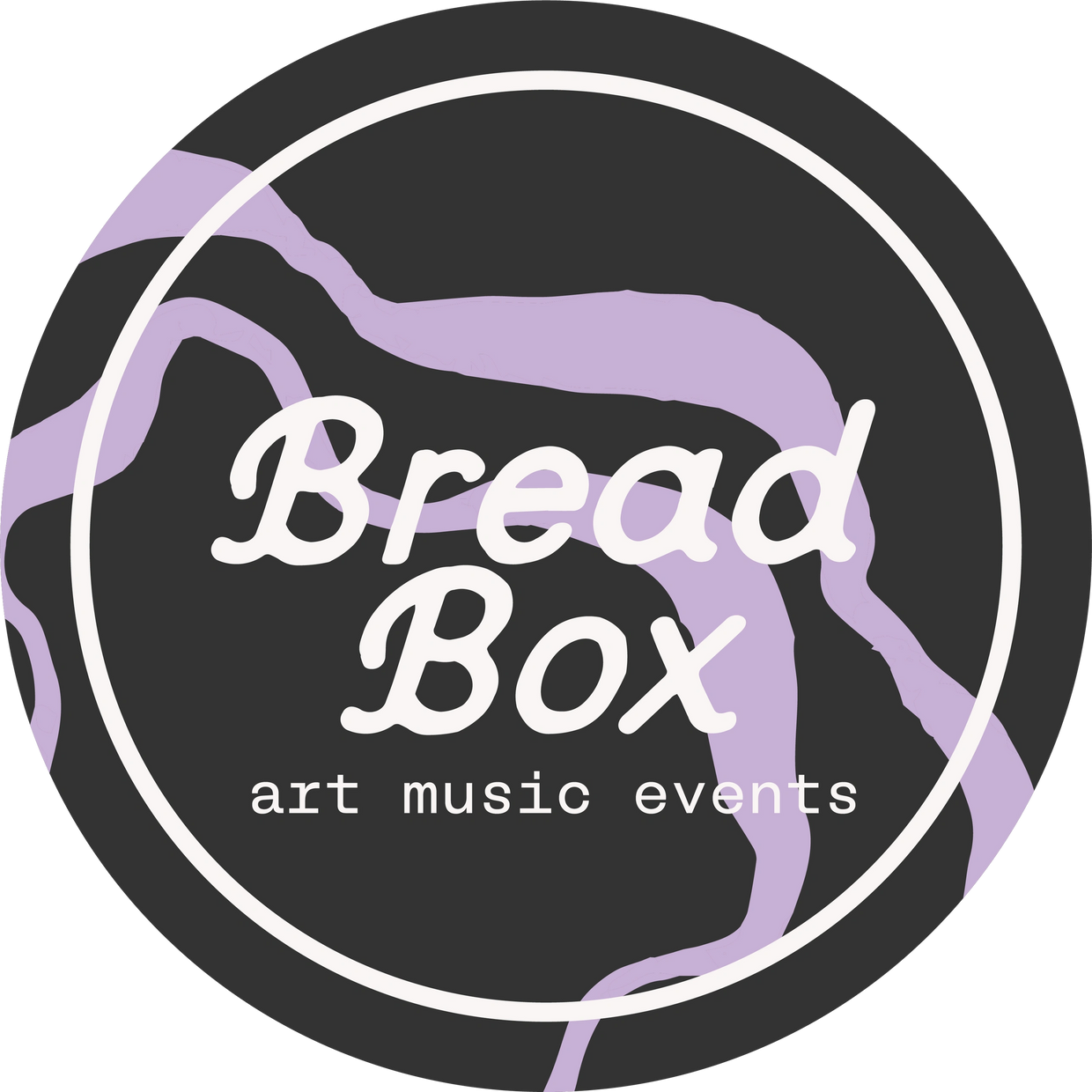 Bread Box Logo that states Bread Box Art  Music Events