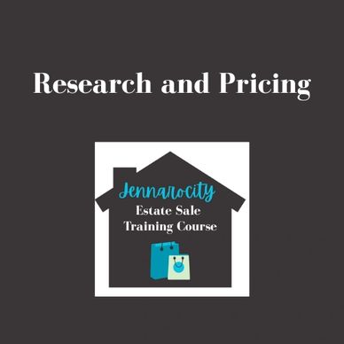 Unit of the estate sale training course: research and pricing for estate sales