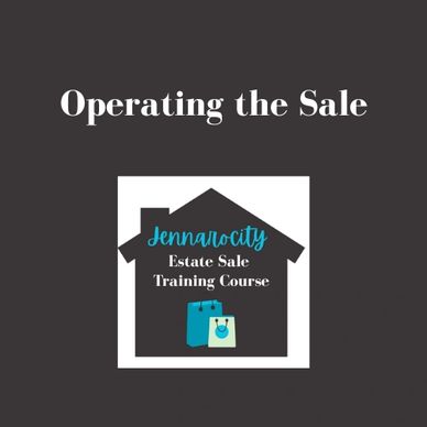 Unit of the estate sale training course: operating an estate sale