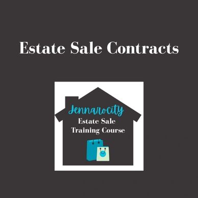 Unit of the estate sale training course: contracts for an estate sale business