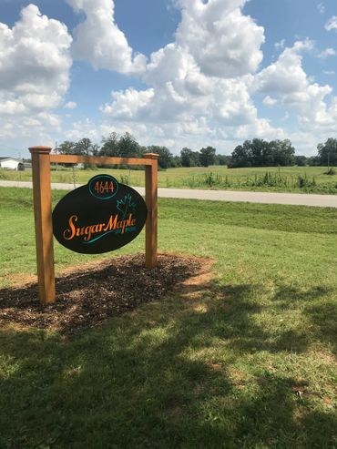 Sugar Maple RV Park sign