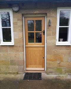 Oak stable external door
