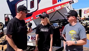 Brooke Newson's interview with Dirt Track Nutters at Ellenbrook Speedway 14th October 2023