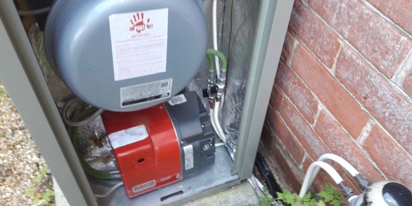 External oil boiler
