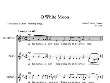Cover image of composition O White Moon.