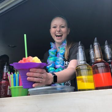 Serving Shave Ice