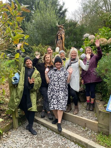 Image of people smiling pre water immersion experience