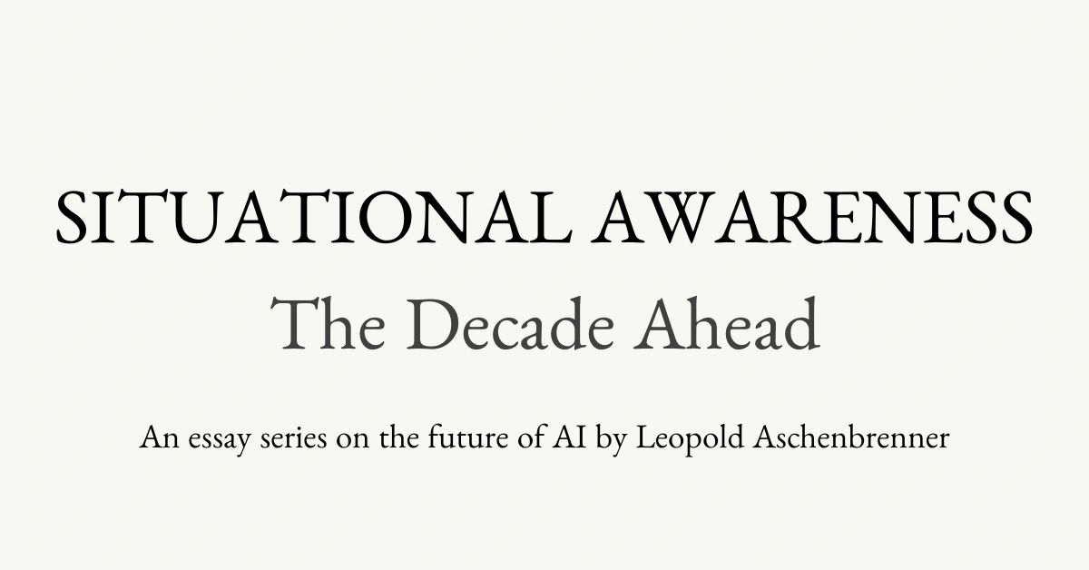 A well reasoned explanation of why the singularity is upon us