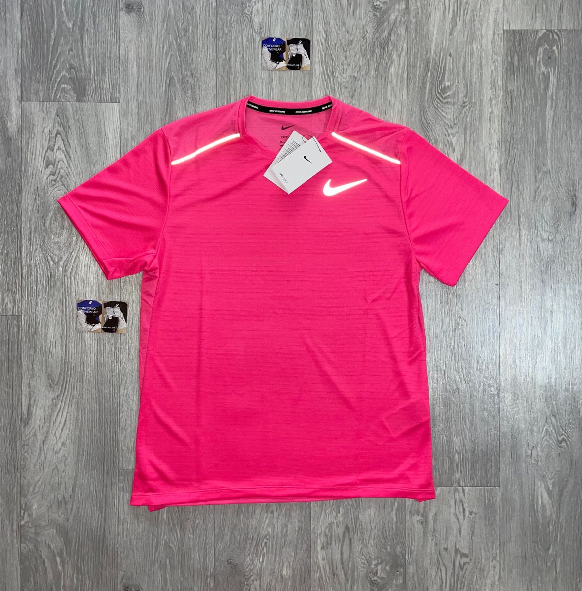 Pink nike discount miler t shirt