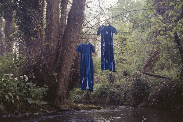 Cyanotype Dress, Fine Art, Experimental