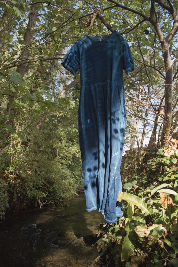 Cyanotype Dress - Fine Art - Experimental