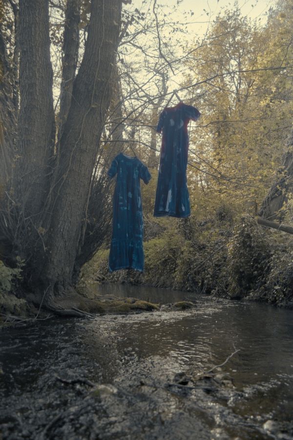 Cyanotype Dress, Fine Art, Experimental