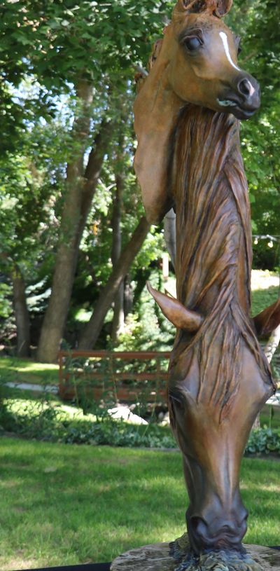 Horse sculpture