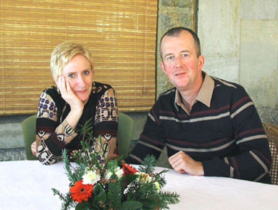 Bronze Sculptor, J. Anne Butler with her husband and business manager, Ray. 