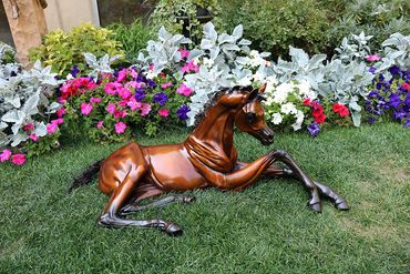 Hope life size Foal Bronze Sculpture