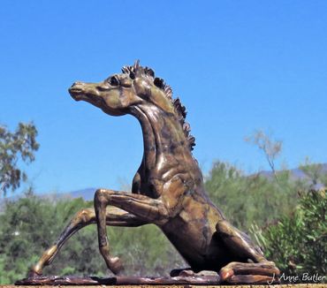 Bronze miniature foals 