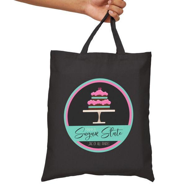 Mama’s Sugar Slate - Cotton Canvas Tote Bag