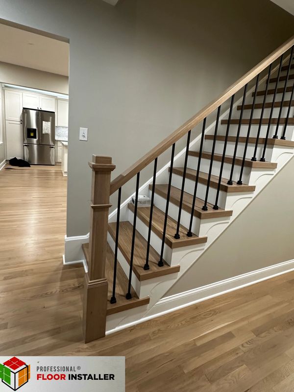 Professional Floor Installer provide the experience , to install your hand rails with iron or wood ,