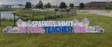 Say Anything yard sign greeting in Franklin Township Indianapolis Indiana