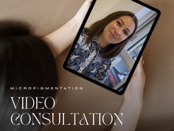 Video consultation on a tablet