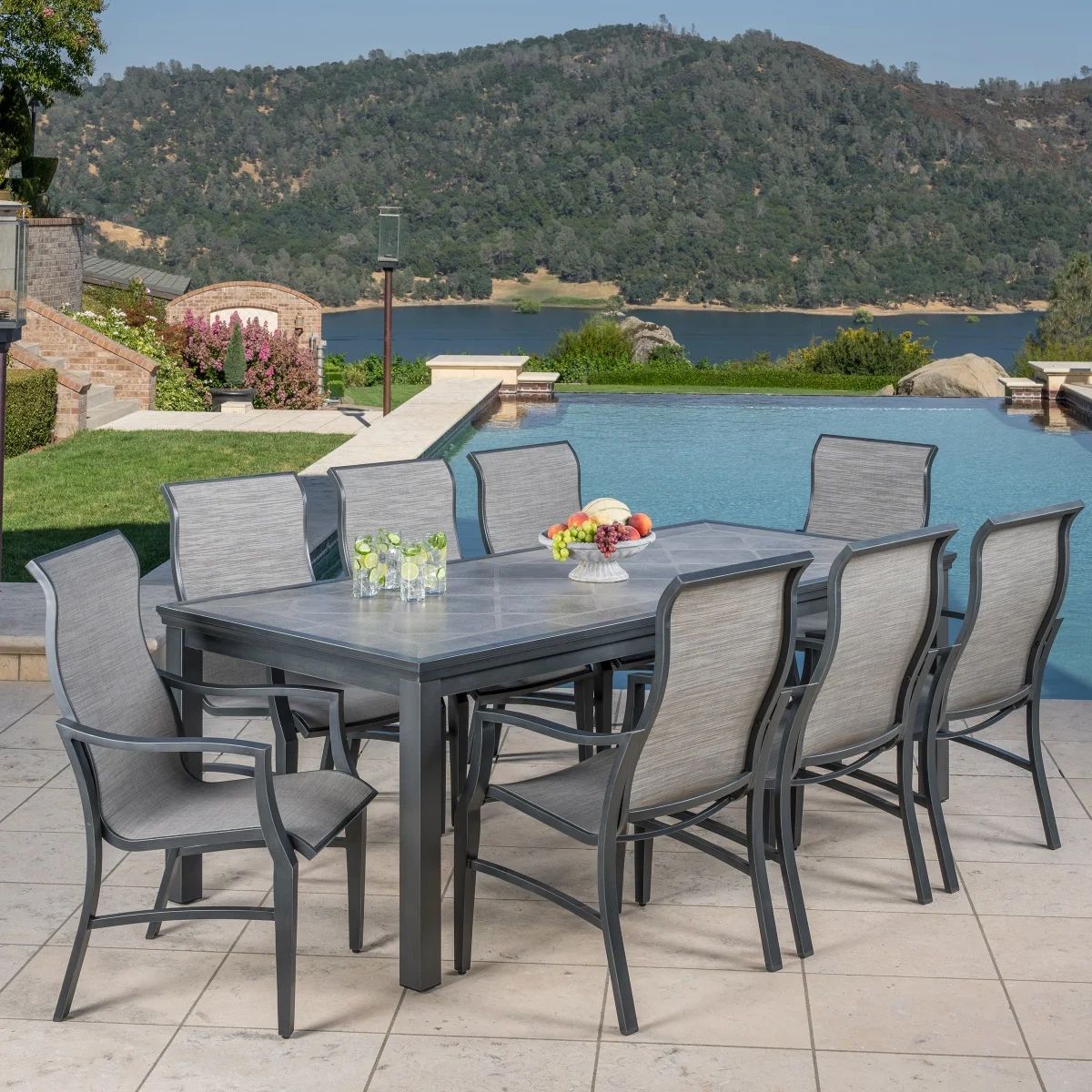 9-piece Outdoor Patio Dining Set