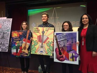 The 37th Annual Tejano Conjunto Festival Poster Contest Winner: High School, Henry Ford Academy.