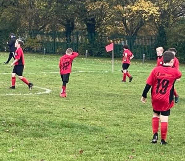 U11s team match action (taken 16/11/2021)