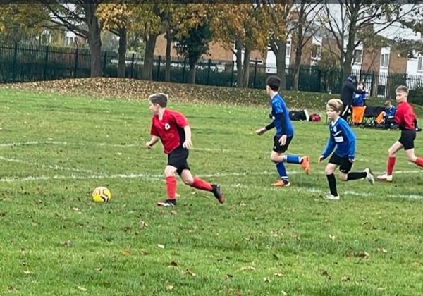 U11s team match action (taken 16/11/2021)