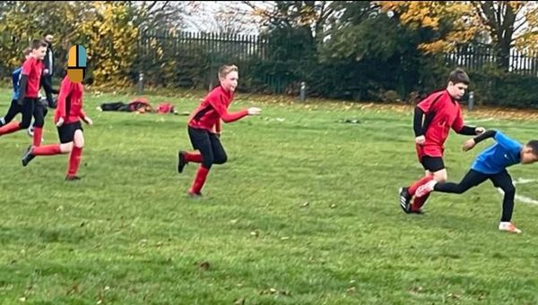 U11s team match action (taken 16/11/2021)
