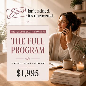 13 week program with weekly one-on-one coaching logo