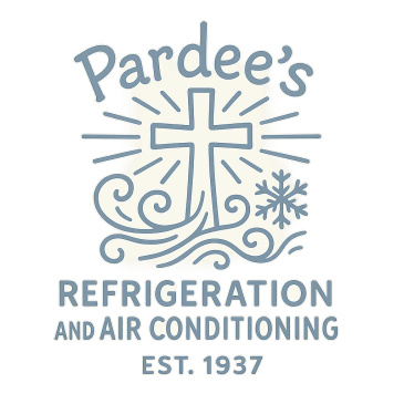 Logo for Pardee's Refrigeration and Air Conditioning.