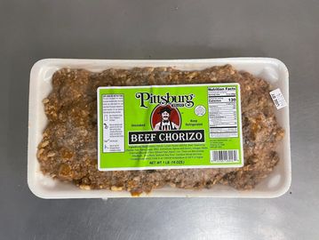 1 LB. Package of Pittsburg Brand Beef Chorizo