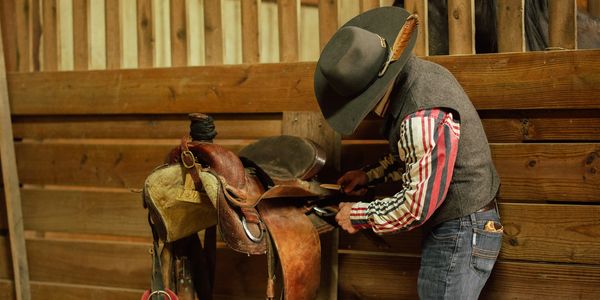 Saddle up with a Grey Felt Cowboy Hat
Model: Dustin Riddle