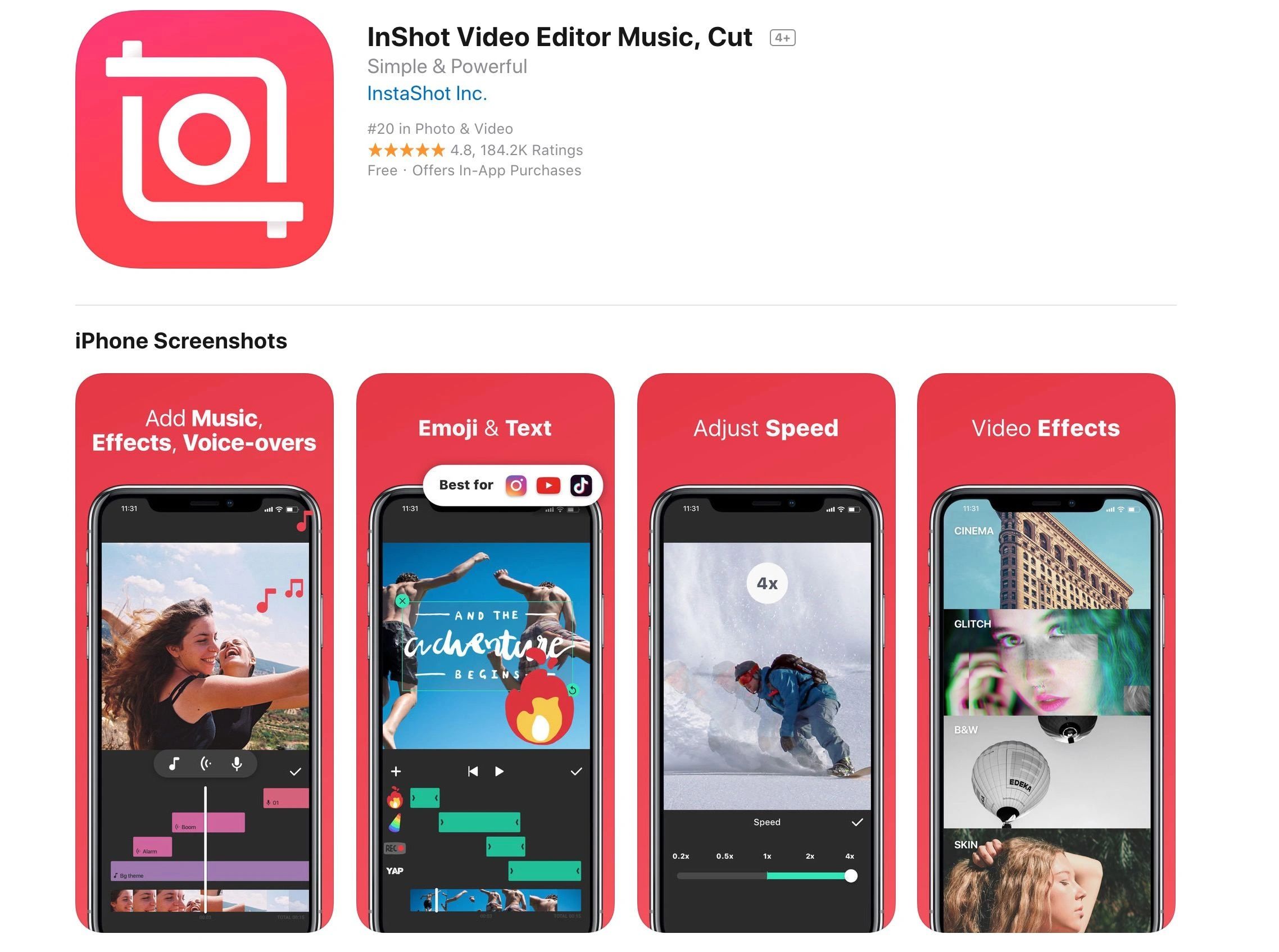 InShot App