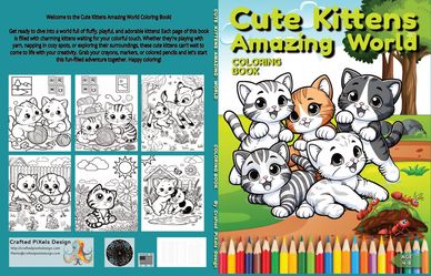 Cute Kittens Amazing World: VOL 1 Paperback – Large Print