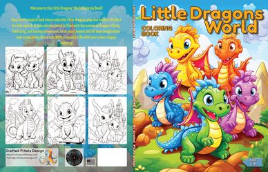 Little Dragons World: Vol 1 Paperback – Large Print